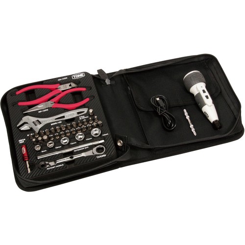 TONE TSX2170 Maintenance Tool Set 40pcs 6.35mm Drive Compact Tool Bag Black