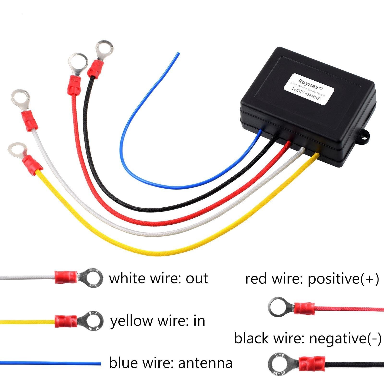 Wireless Winch Remote Control Kit for Car Truck Jeep ATV SUV 12V 24V Handset …