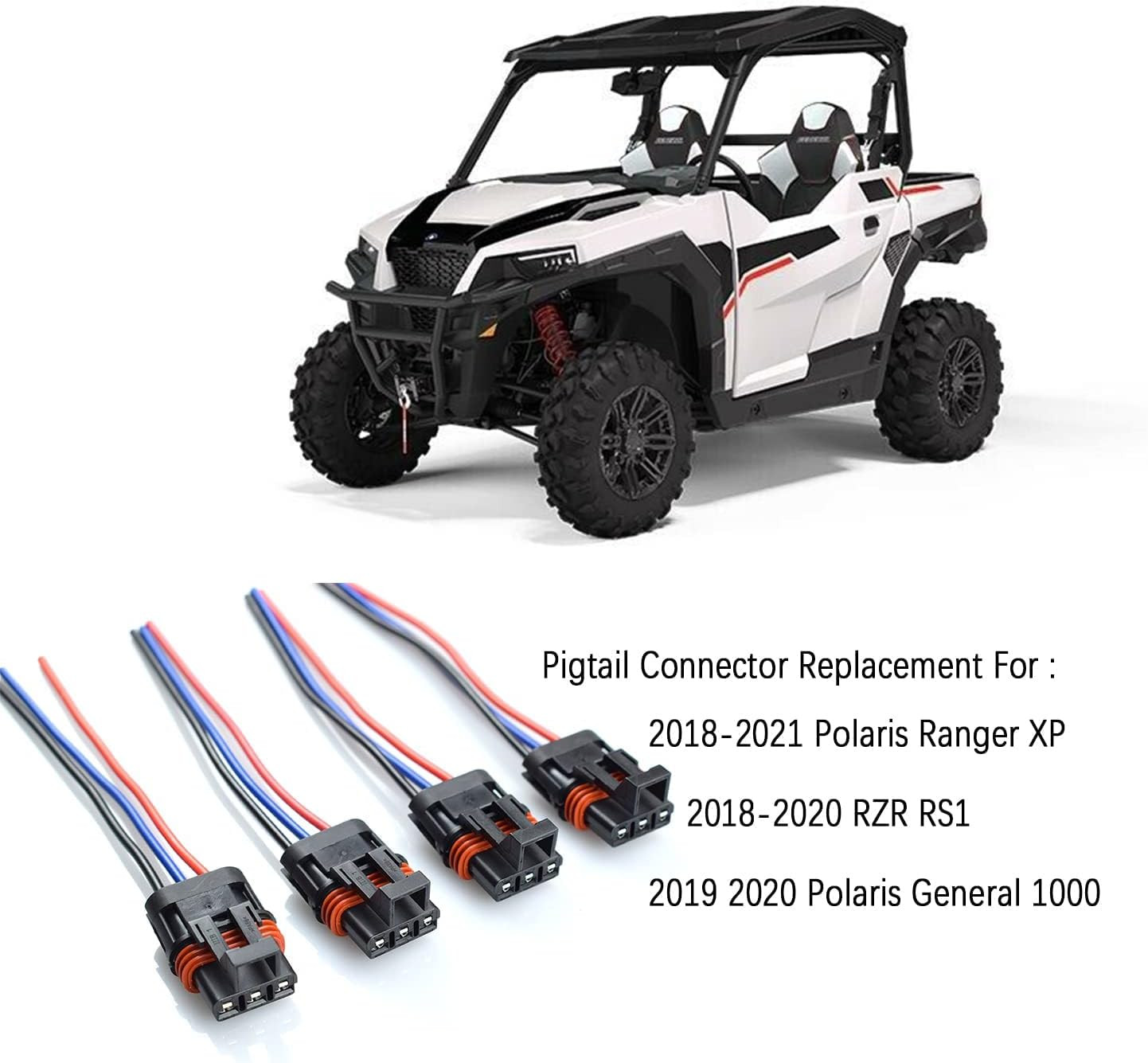 Pulse Power Plug Pigtail Connector Compatible with Polaris 2018 2019 2020 2021 2