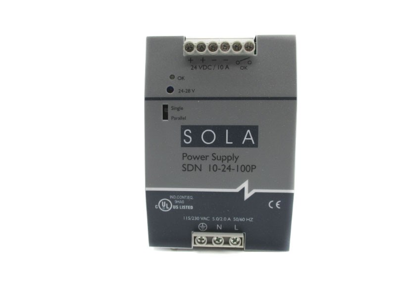 SOLA SDN10-24-100P 115/230VAC 5.0/2.0A NSNP