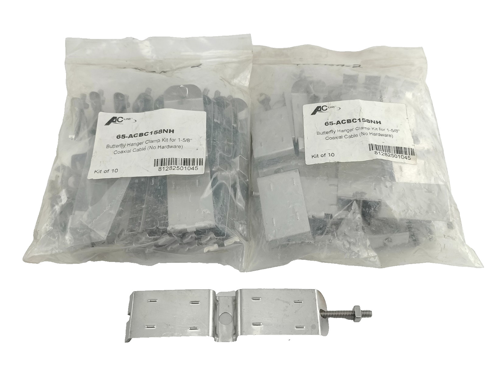 24 PCS. AC LINE ANDREW TYPE 65-ACBC158NH Butterfly Hanger Kit Coaxial Cable NEW