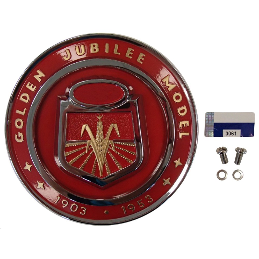 Front Hood Nose Emblem Medallion Fits Ford NAA Golden Jubilee Tractor NAA16600A