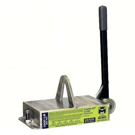 Mag-Mate Cl1500 Lifting Magnet,1500 Lb Cap,14-3/4 In Oal