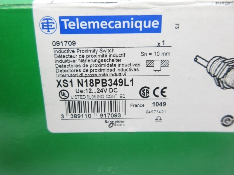TELEMECANIQUE XS1N18PB349L1 12-24VDC NSMP