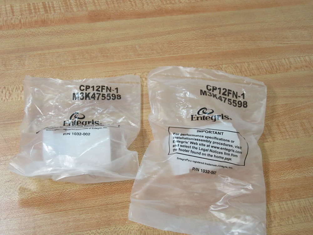 Entegris CP12FN-1 FlareTek Tube Cap W/Nut CP12FN1 (Pack of 2)
