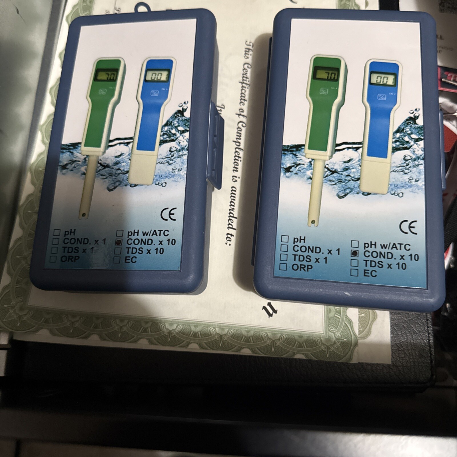 GENERAL CO502 Conductivity Meter,EC Range 10-9990uS/cm 9KH09