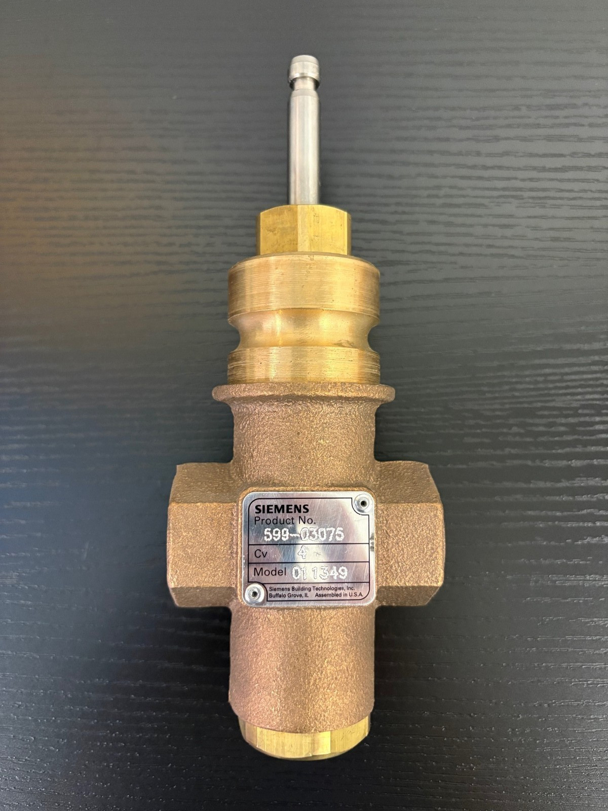 Siemens Flowrite 599 Series Globe Valve 40 VC 1/2″ 599-03075