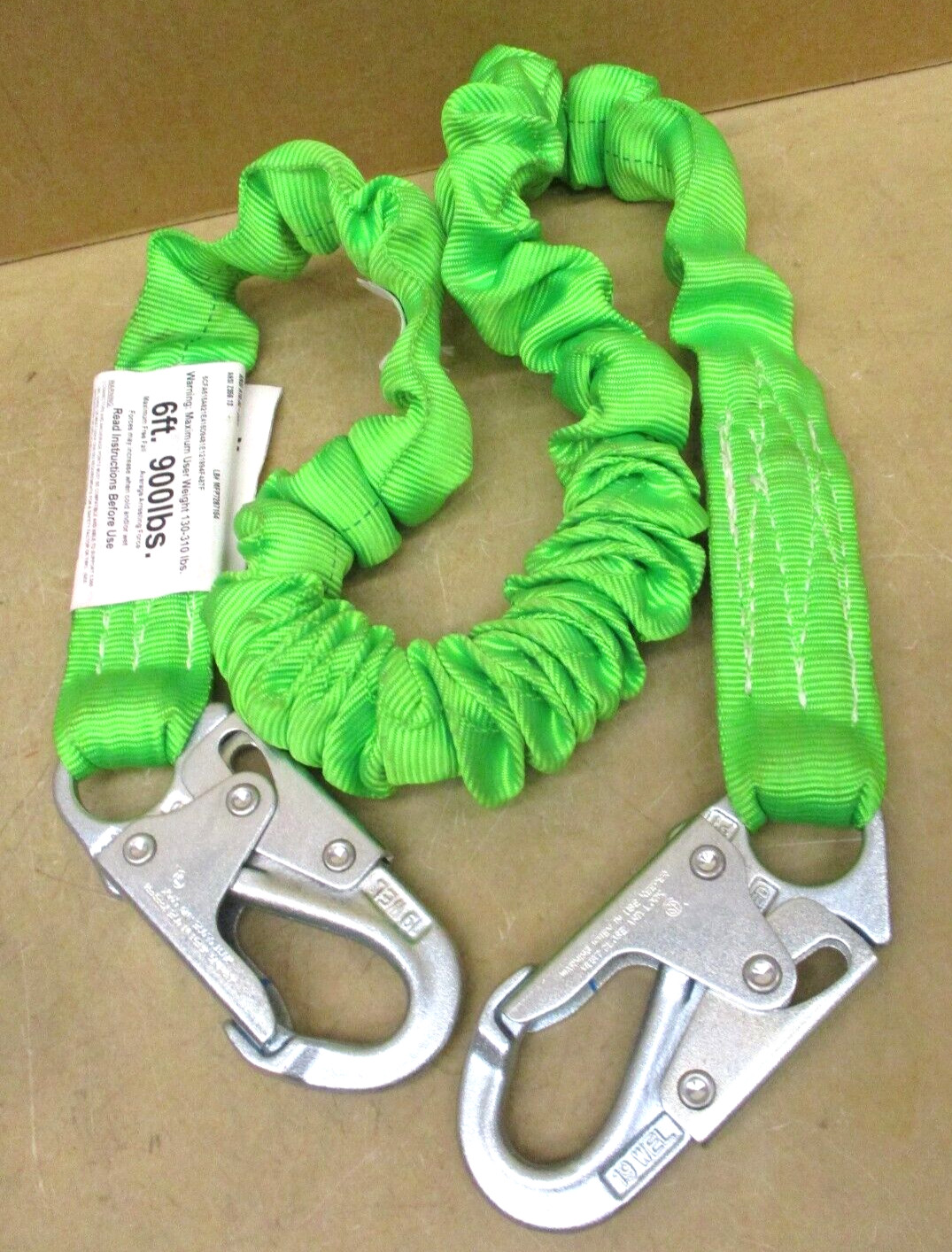 Manyard II 216M-Z7/6FTGN Shock Absorbing Lanyard 48860LIN