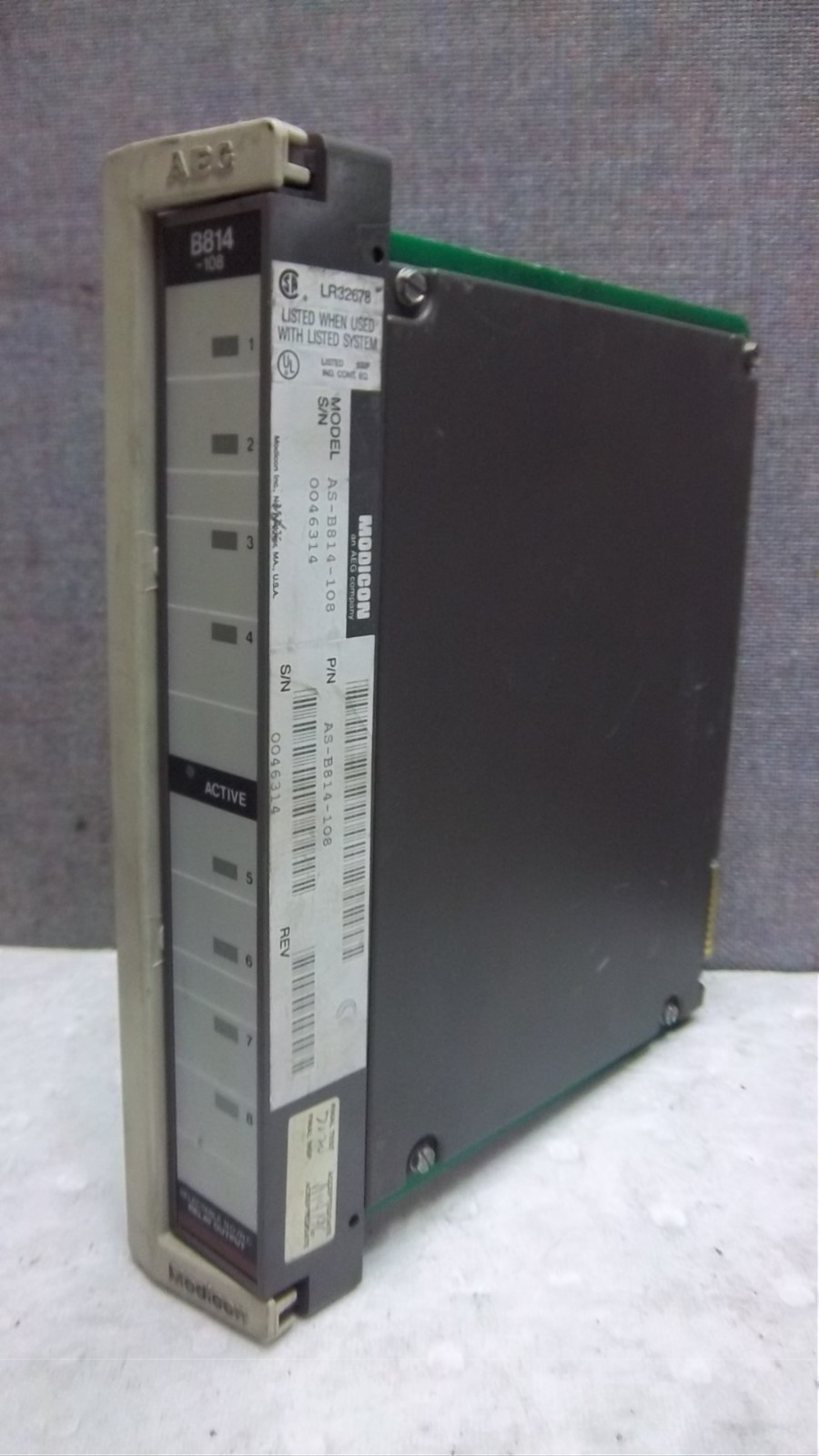 MODICON 800 I/O POWER RELAY AS-B814-108 USED ASB814108