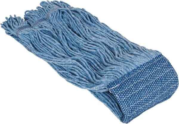 PRO-SOURCE 5″ Blue Head Band, X-Large Blended Fiber Loop End Mop Head