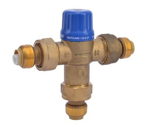 CASH-ACME 24505 Thermostatic Mixing Valve 3/4″ Bronze 120 F Lead Free