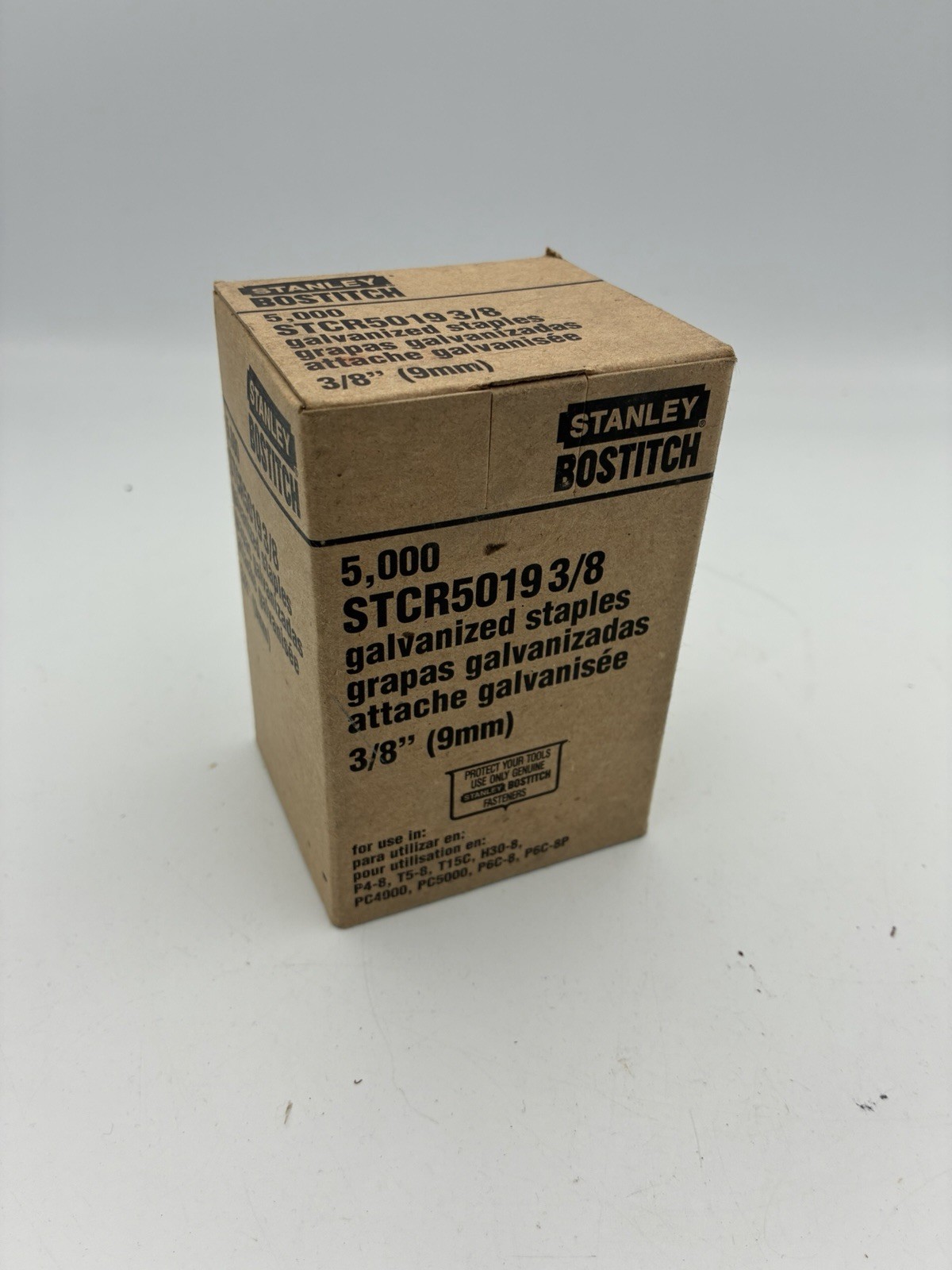 Stanley Bostitch STCR5019 3/8″ Staples 5000ct Pack Staples NOS