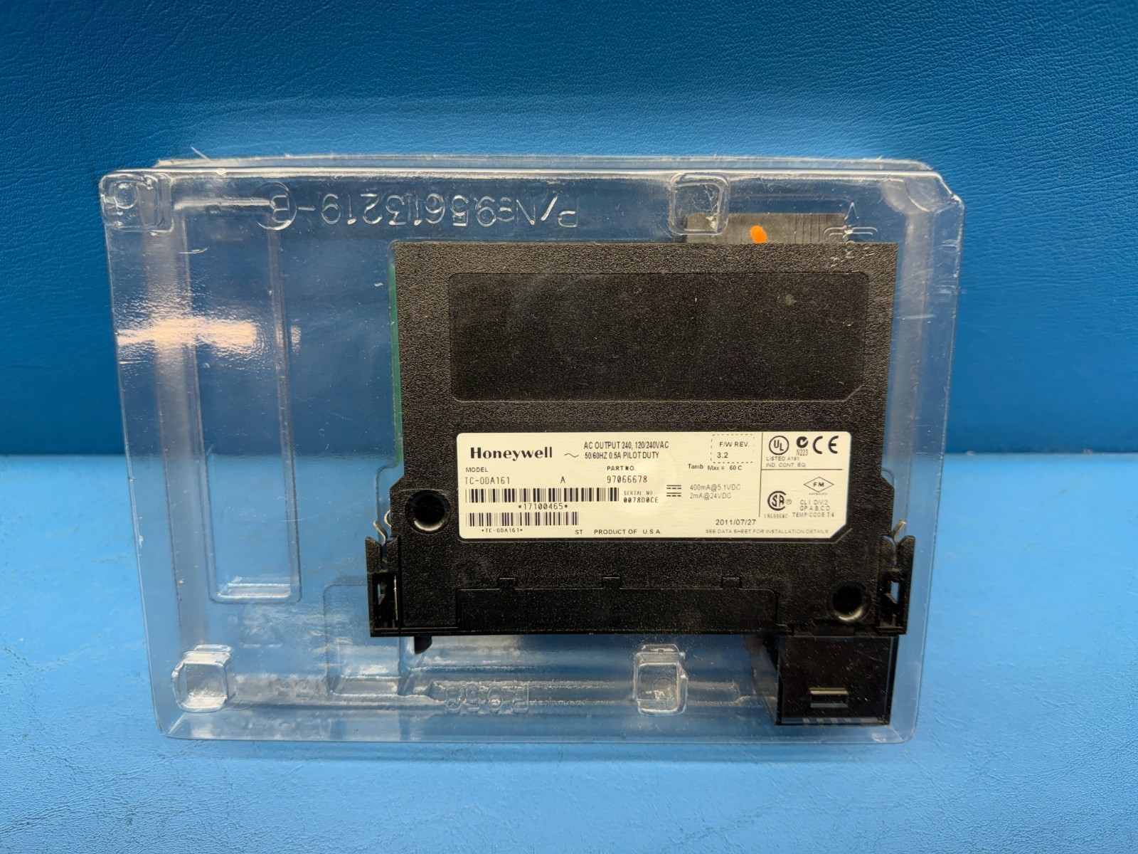 Honeywell TC-ODA161 Pilot Duty Output 120/240VAC Module 97066678