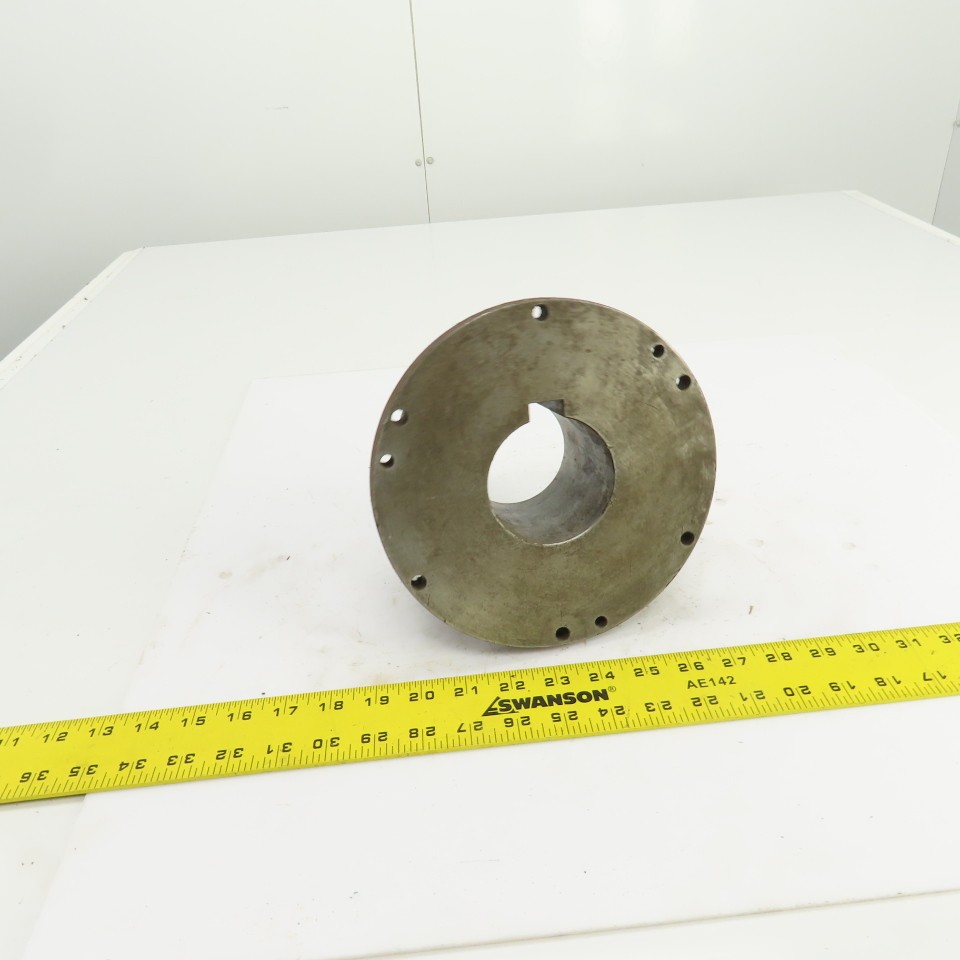Flanged Coupling Hub Sleeve 2.875″ Shaft 7-7/8″ Flange OD 3/4″ Key