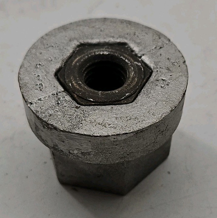 Wheelabrator – 6-920006 – 1/2″-13 Cast Cap Nut – for Blast Cabinet Liners