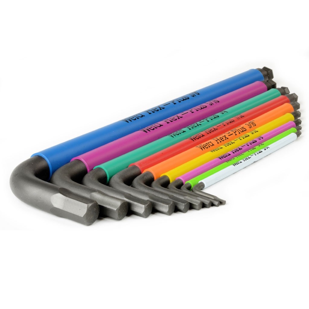 New Wera 9 Piece SAE Multicolor Hex Key Set – P/N 05022639001