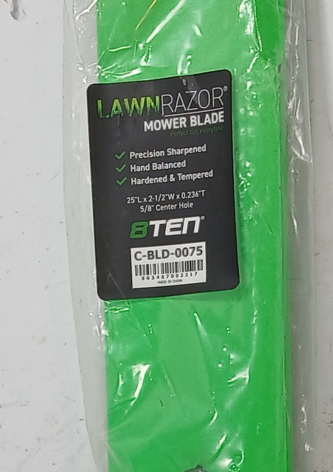 1 NEW 8TEN C-BLD-0075 HUSQVARNA LAWNRAZOR HIGH LIFT BLADE NNB ***MAKE OFFER***