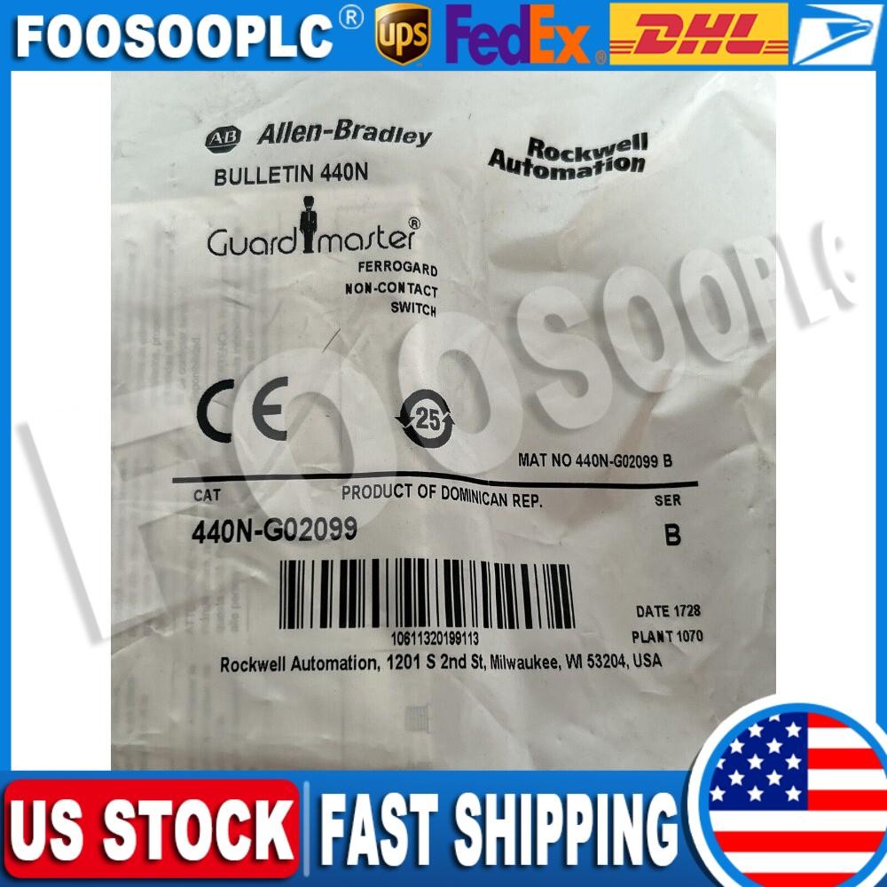 440N-G02099 ALLEN BRADLEY FERROGARD FRS21 RED PLASTIC SWITCH 24VDC US Free Tax