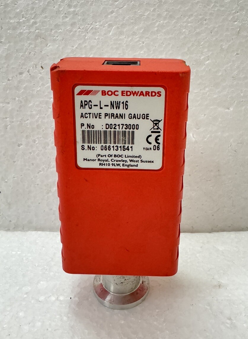 BOC EDWARDS APG-L-NW16 ST/ST ACTIVE PIRANI GAUGE