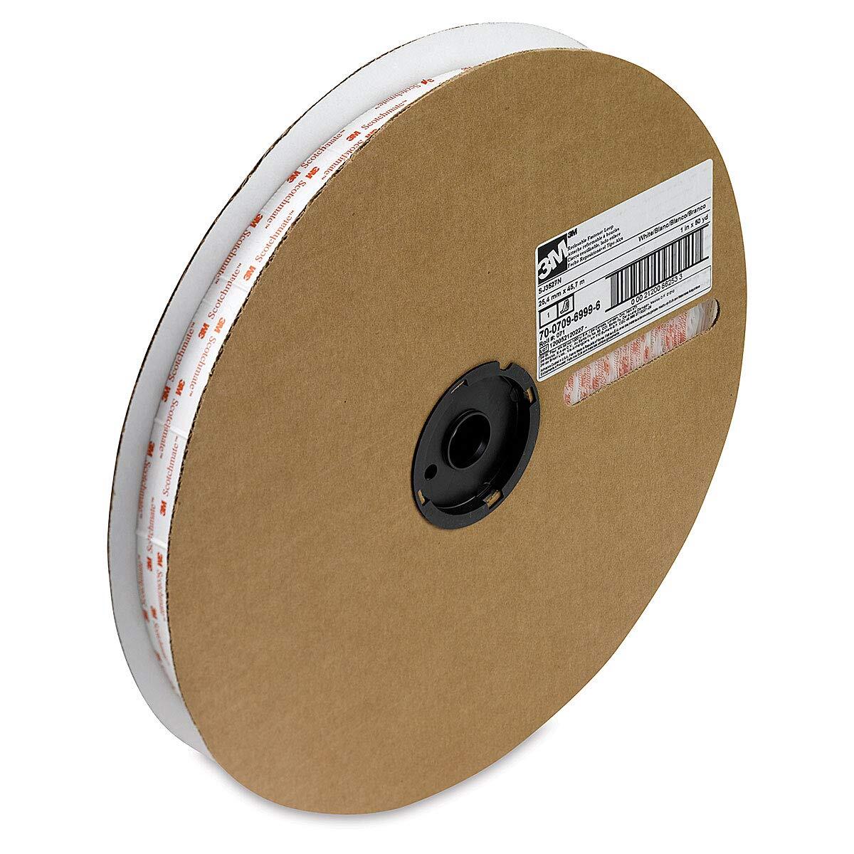 3M Loop Fastener SJ3527N White 1 in x 50 yd 0.15 in 21200862533