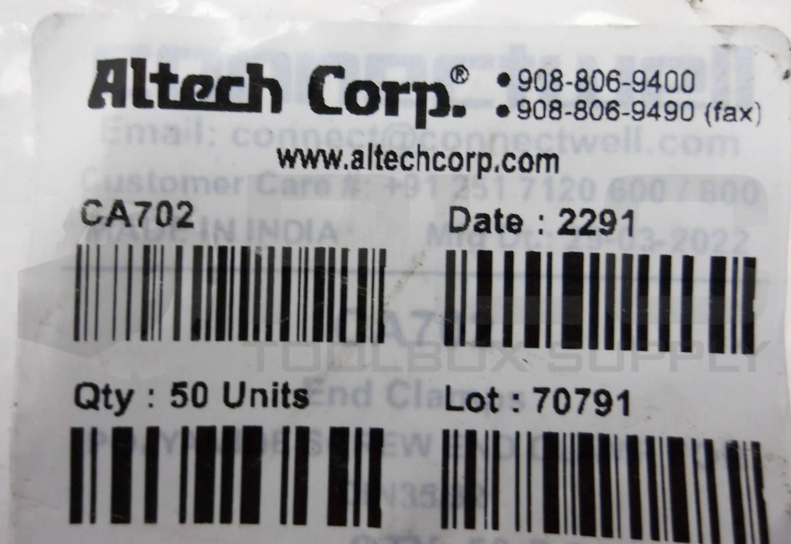 NEW LOT OF 46 ALTECH CORP CA702 TERMINAL BLOCK