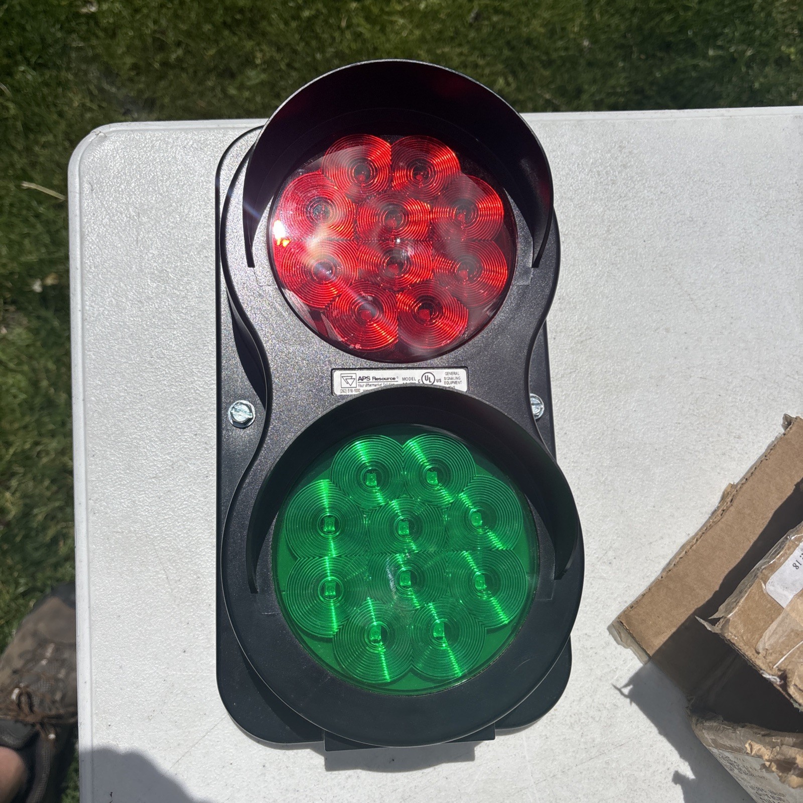 APS Traffic Control Visual Signaling Light Red & Green Truck Loading Dock LED