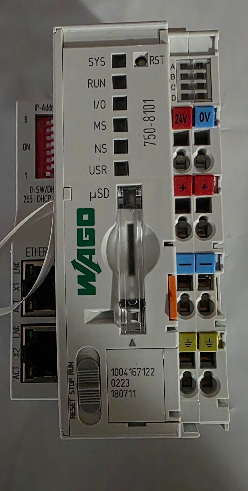 WAGO 750-8101/PFC100 Programmable Controller