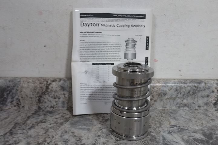 Dayton 6PNZ2 8 to 34 Lb-In Torque Range Magnetic Capping Headset