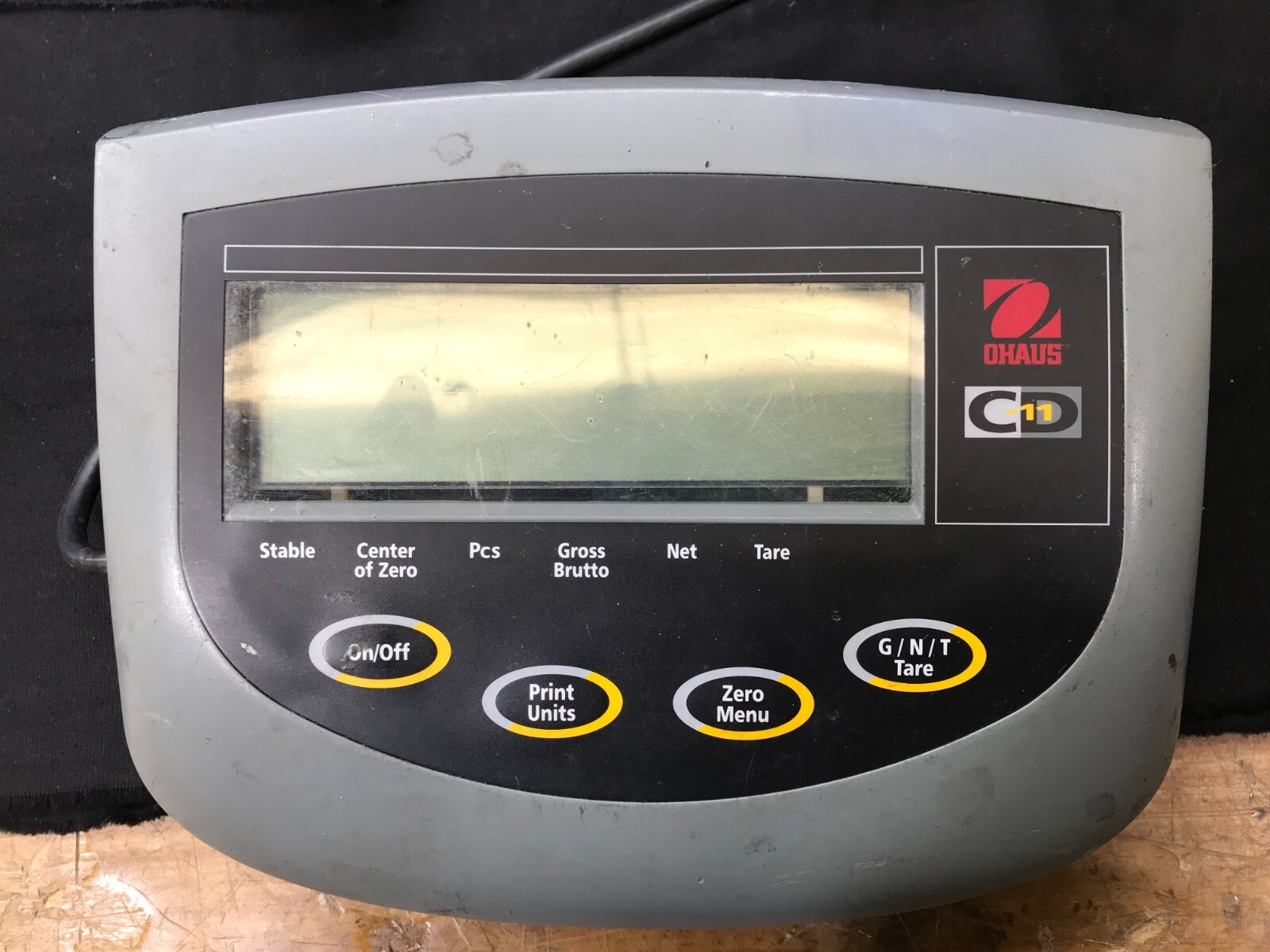 OHAUS CHAMP SQUARE SCALE MODEL CQ50L11 18 X 18 CD11-2E0 INDICATOR Champ CD-11