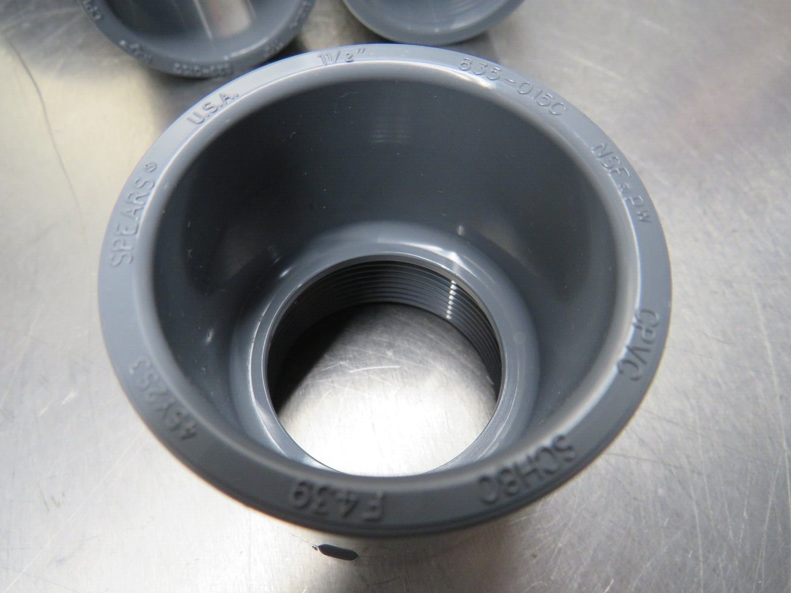 Spears 801-015C Tee 1-1/2″ Lot of 6 W/ 806-015C Elbow x 5 & 829-015C x 4 + More