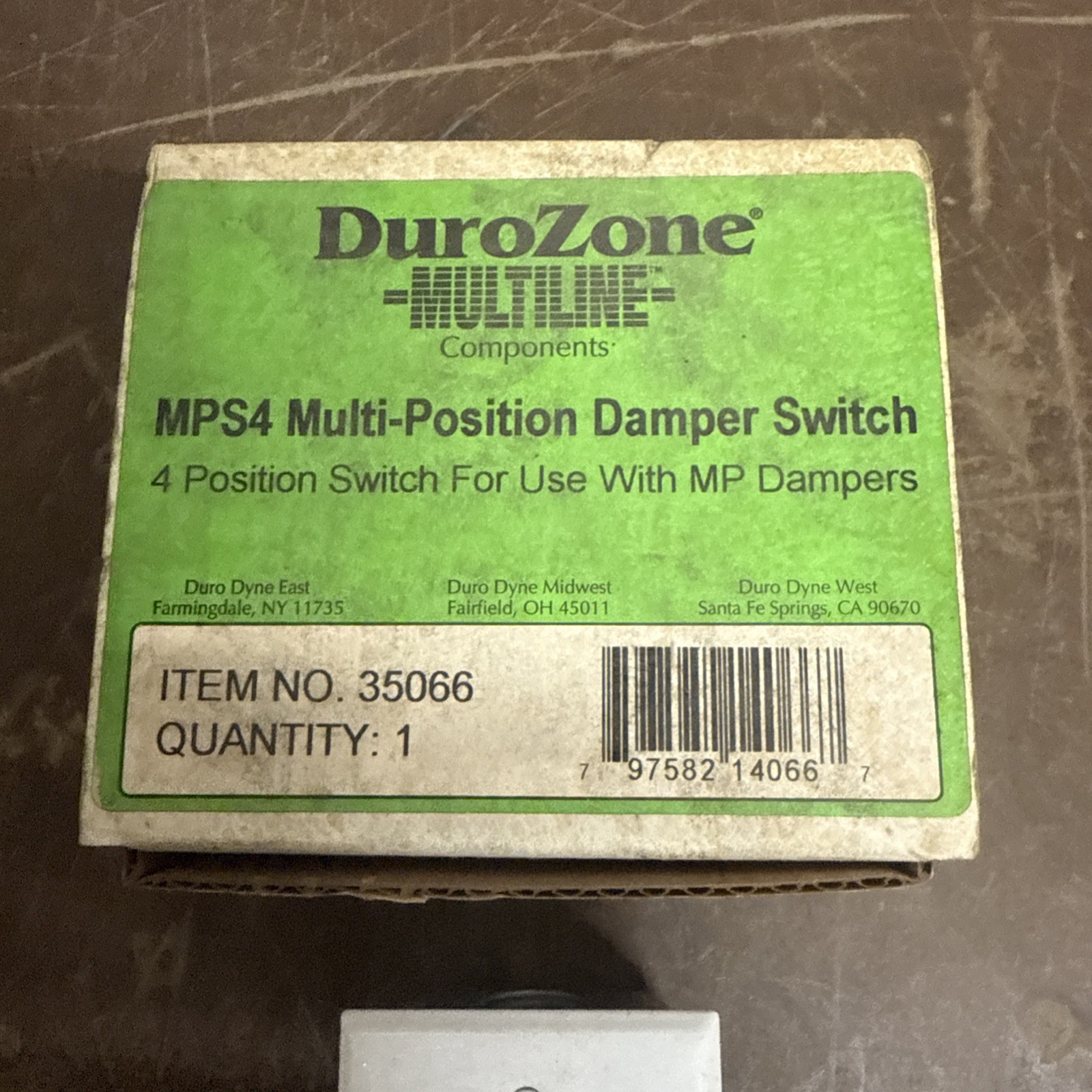DuroZone MPS4 Multi-Position Damper Switch 35066 VN