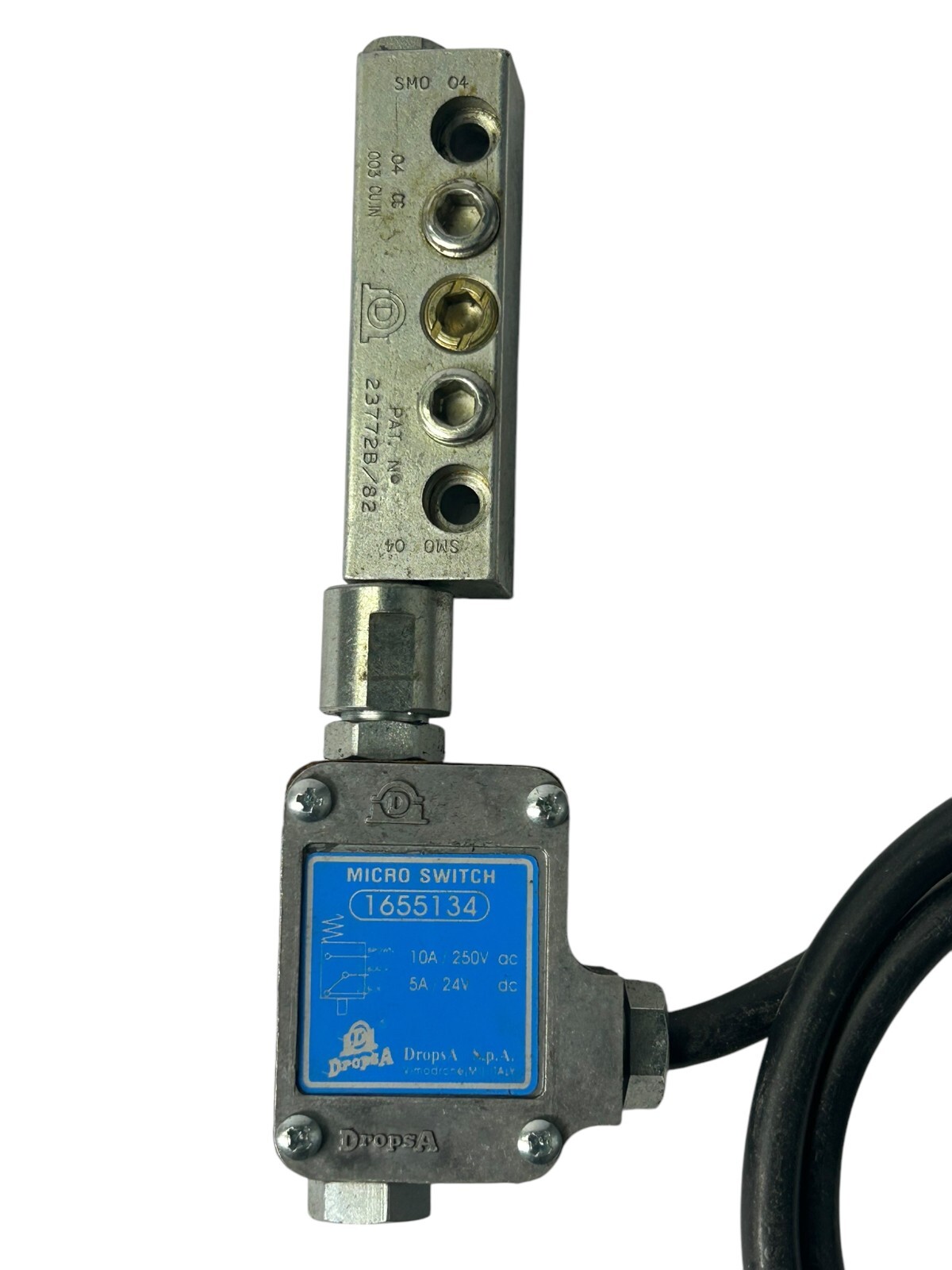 Dropsa 1655134 Micro Switch Pressure Sensor 10A/25VAC & 5A/24CDC Blue / Silver