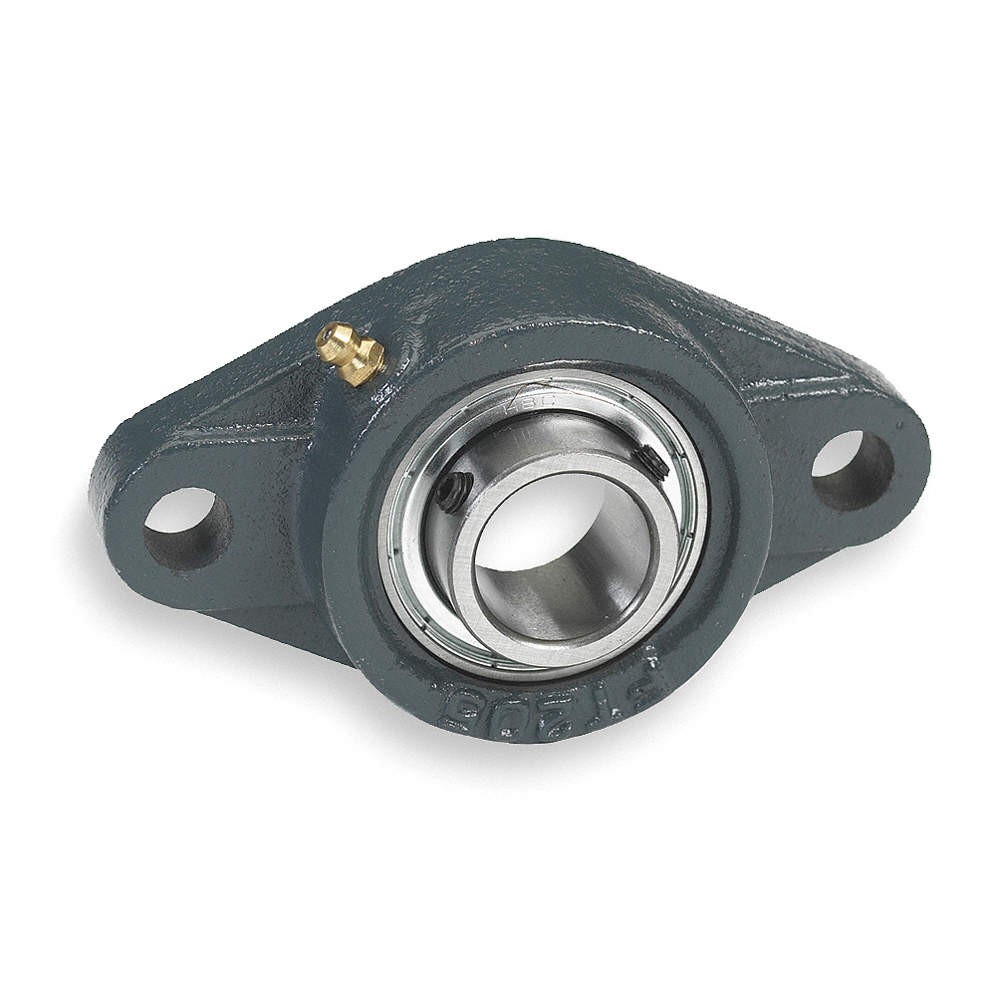 DAYTON 3FCV9 2 Bolt Flange Bearing,Ball,1 1/2in Bore 3FCV9