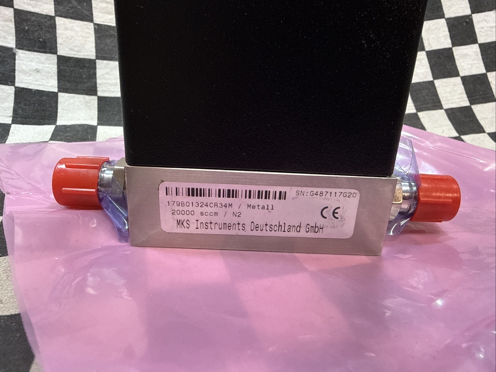 MKS Mass Flow Controller 1/4″ VCR, 20000 SCCM / N2, 179B01324CR34M/METAL