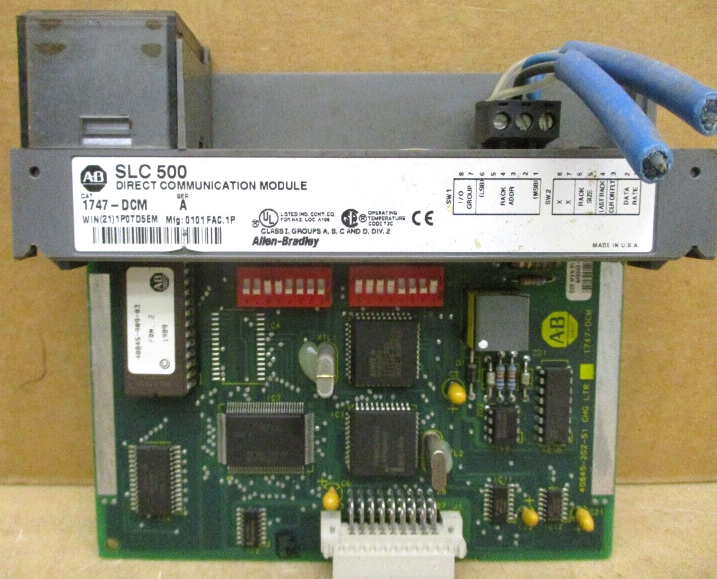 Allen-Bradley SLC 500 1746-P3 Ser A 1747-DCM Ser A 1747-SDN Ser B 48665GN