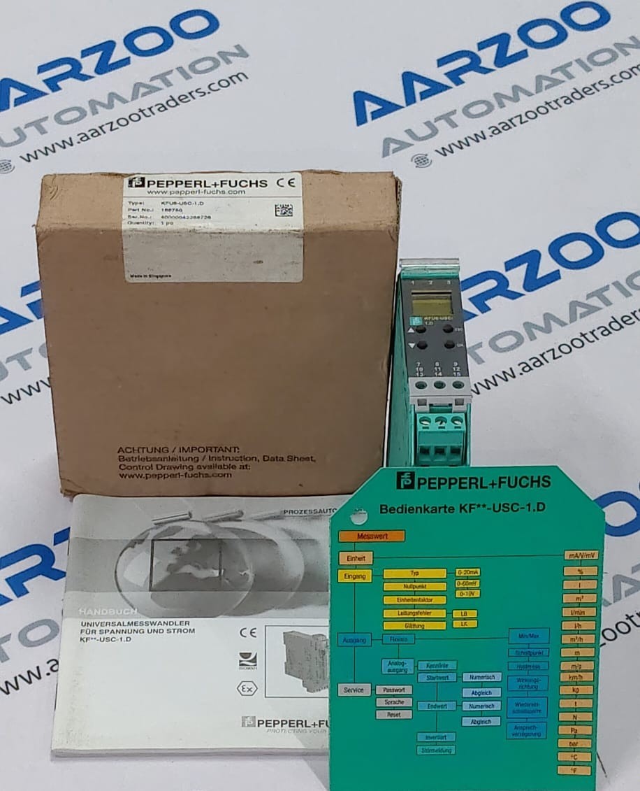 PEPPERL+FUCHS KFU8-USC-1.D SIGNAL CONVERTER WITH TRIP VALUE K-SYSTEM 188750