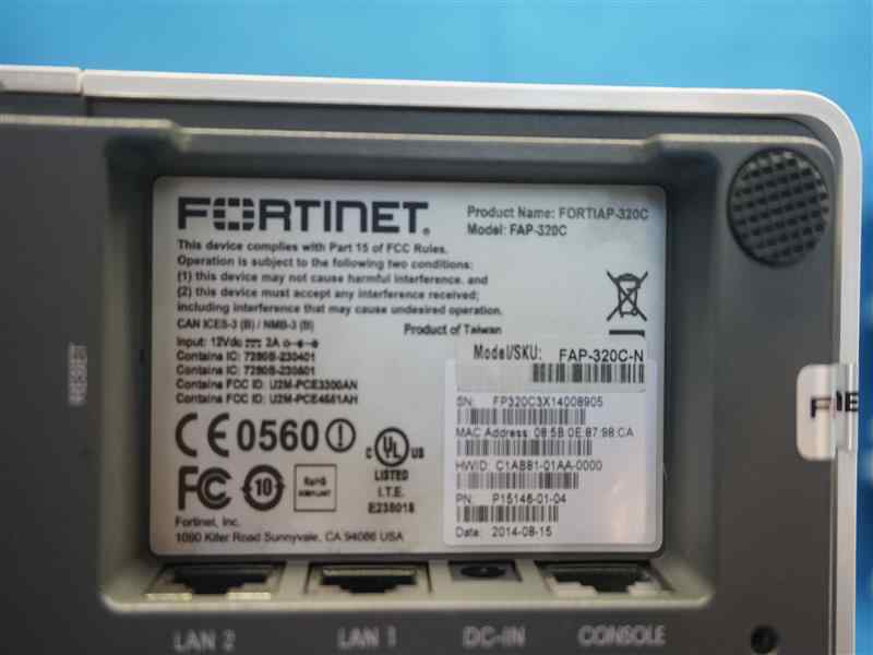 Fortinet FAP-320C FAP-320C-N FORTIAP-320C Wireless Access Point