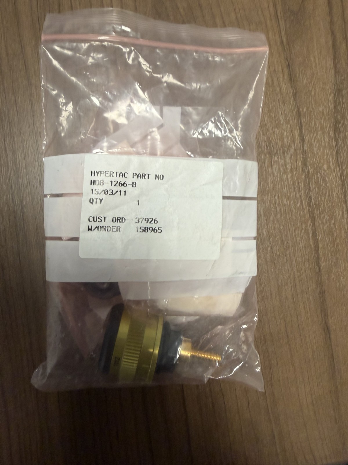Hypertac Part # HOB – 1266 – B