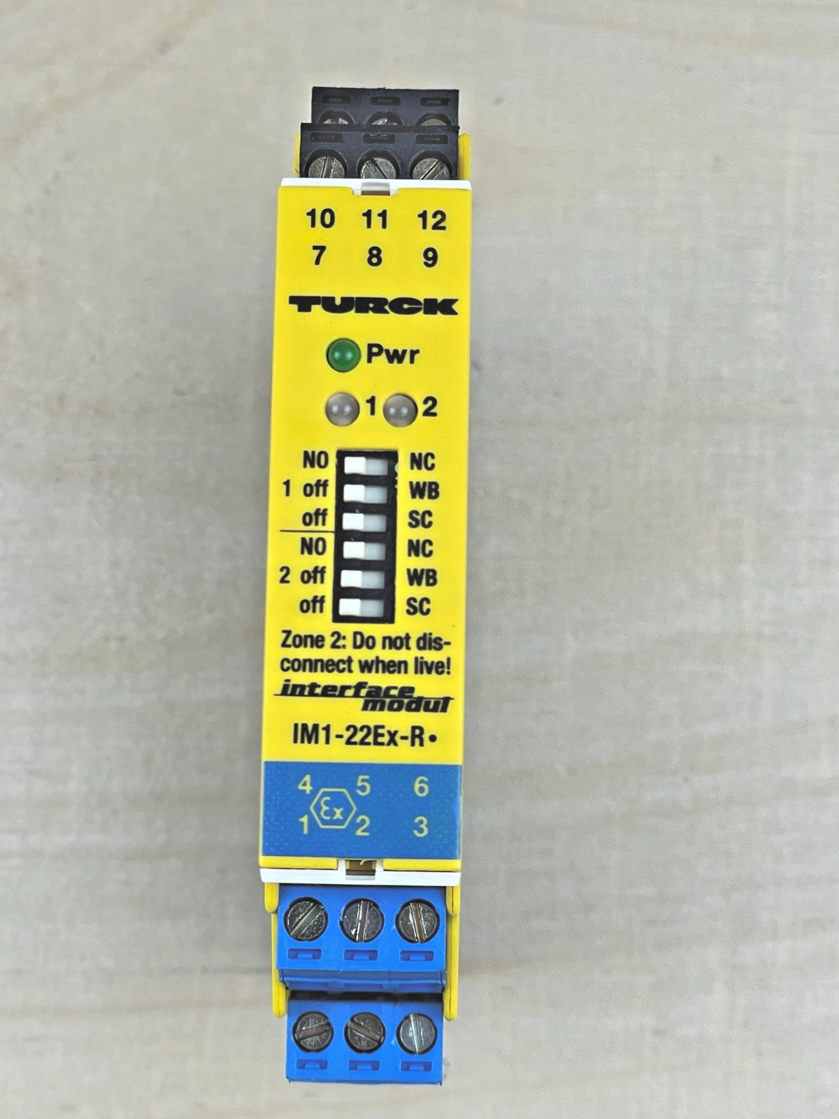 Turck IM1-22Ex-R Isolating Switching Amplifier, 2-Channel