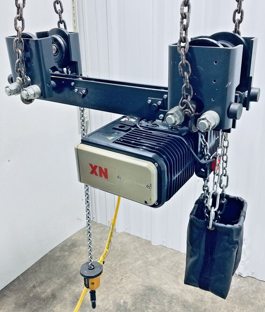 KONECRANES XN10100015P16S1C 3/4-TON ELECTRIC CHAIN HOIST 1.5HP 460V 3PH 16FPM