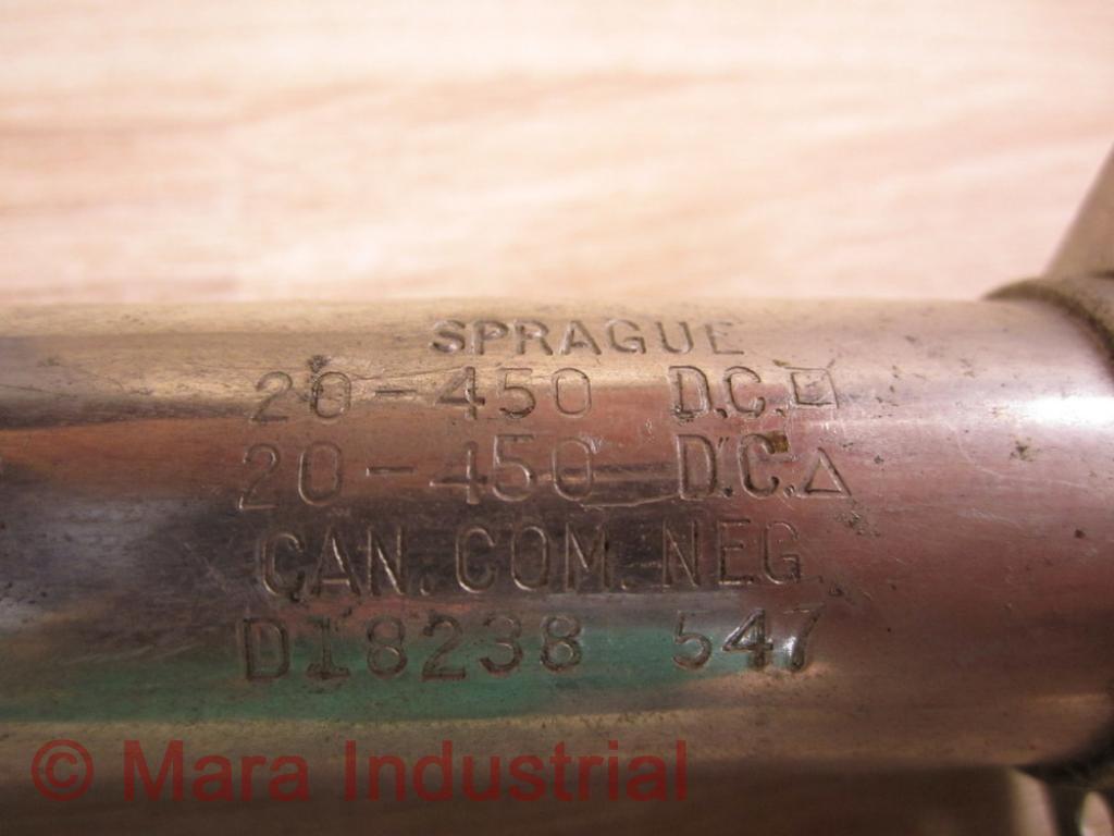 Sprague D18238-547 Capacitor 20-450DC