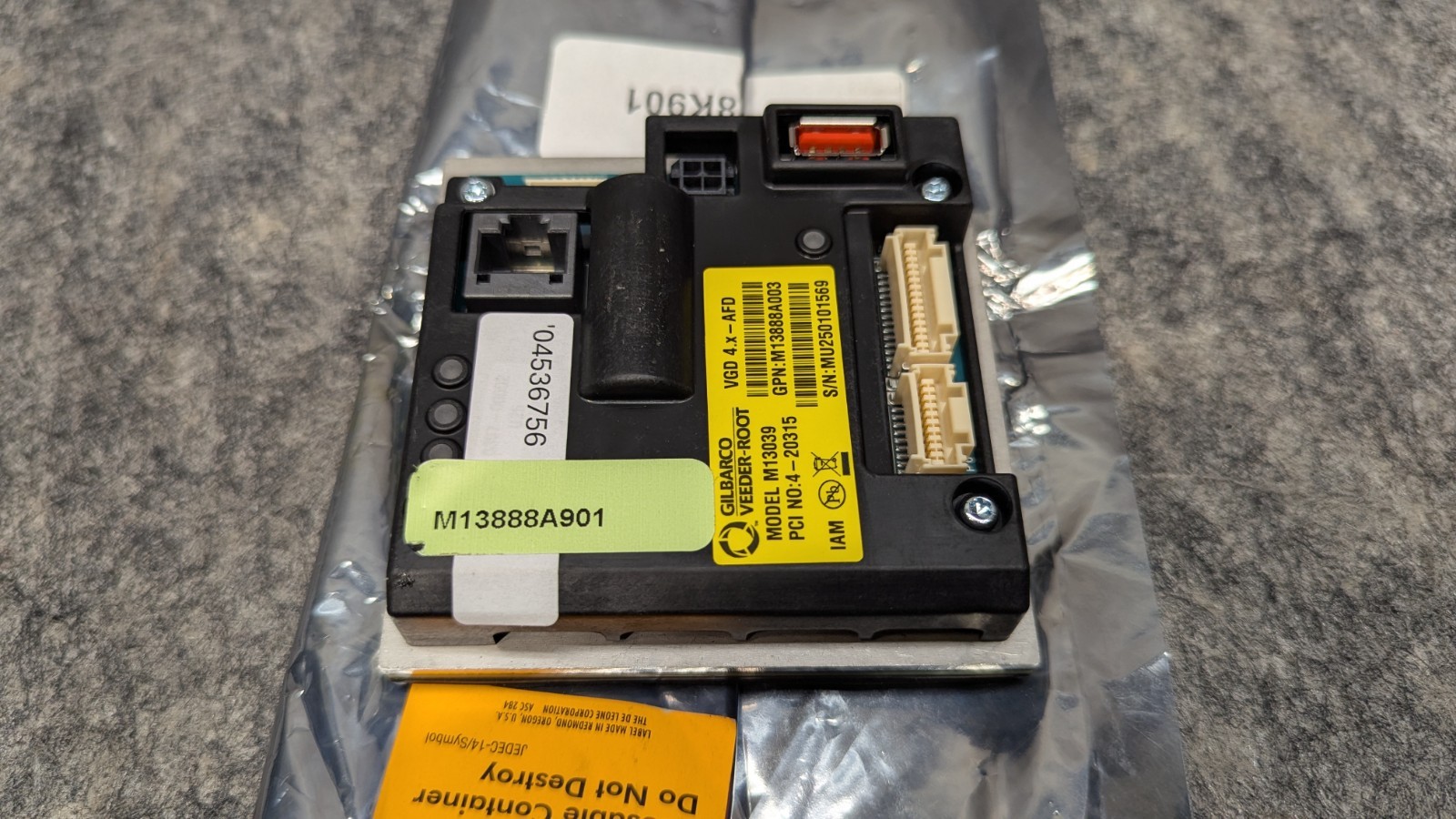 GILBARCO M13039 4-20315 VGD 4.X-AFD M13888A003 – Untested