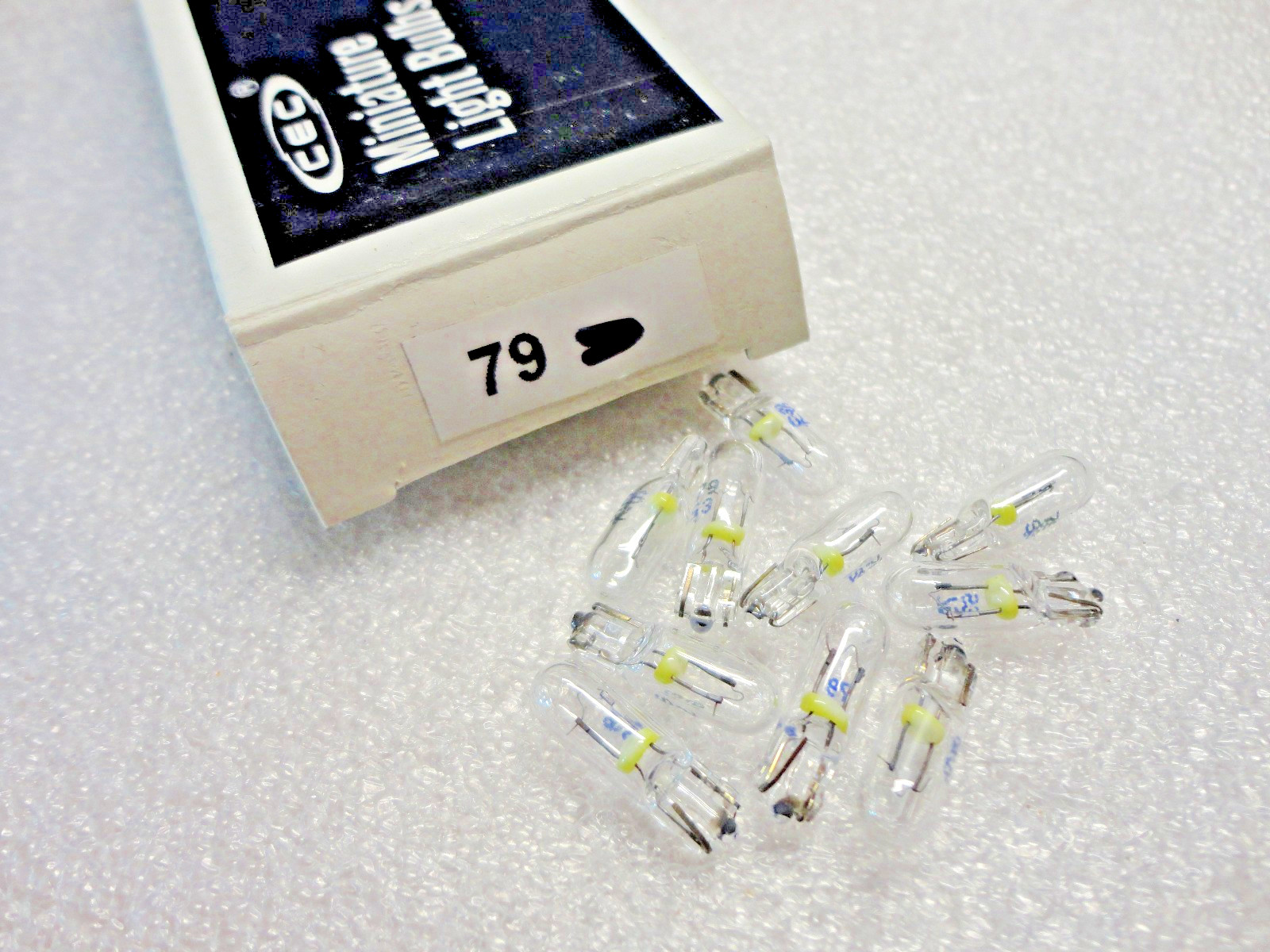 ECG 6 Volt – 0.2 Amp – T1.75 Bulb – Sub-Miniature Wedge Base – Box of 10