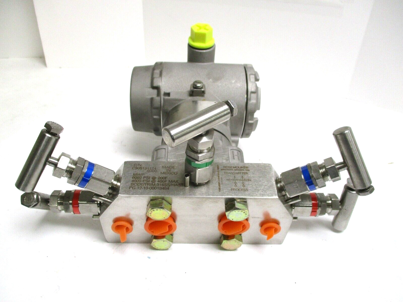 ROSEMOUNT, HART, SST DIFFERENTIAL PRESSURE TRANSMITTER, 3051CG3A02AKS5I1M6Q4Q8V5