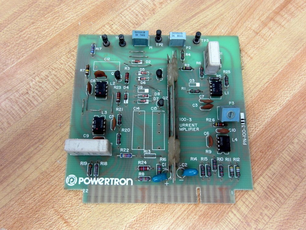 Powertron 100-311 Current Amplifier Board 100-3