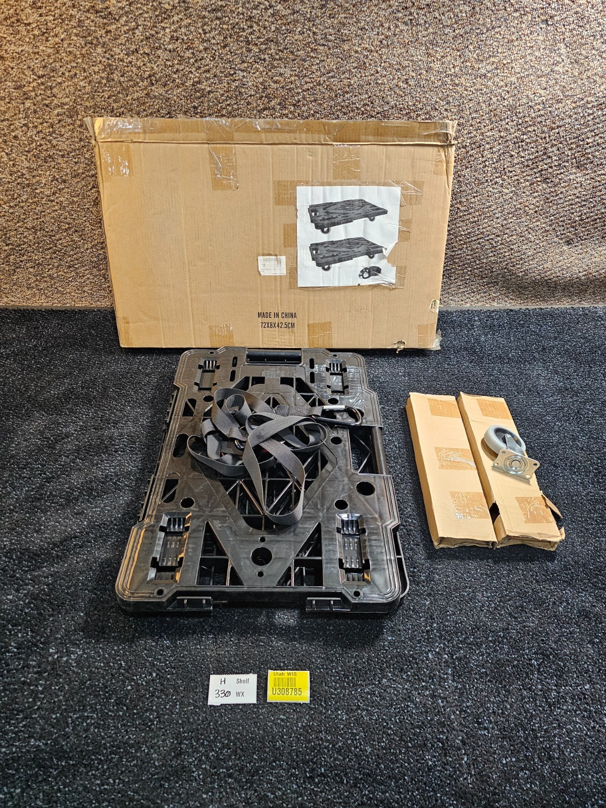(QTY 2) Nellyke Furniture Movers with Wheels 880 Lbs Capacity with 120in Rope