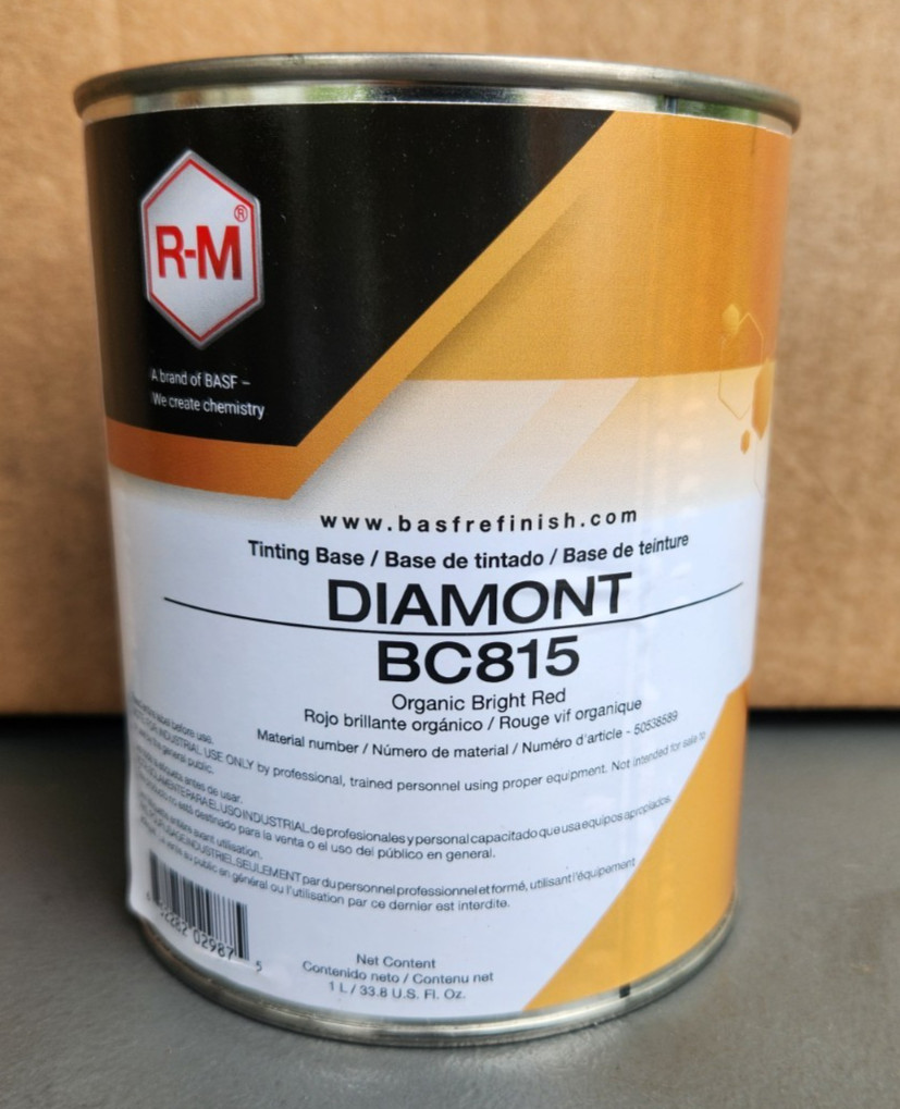R-M Diamont BC815 Organic Bright Red Tinting Base 1L