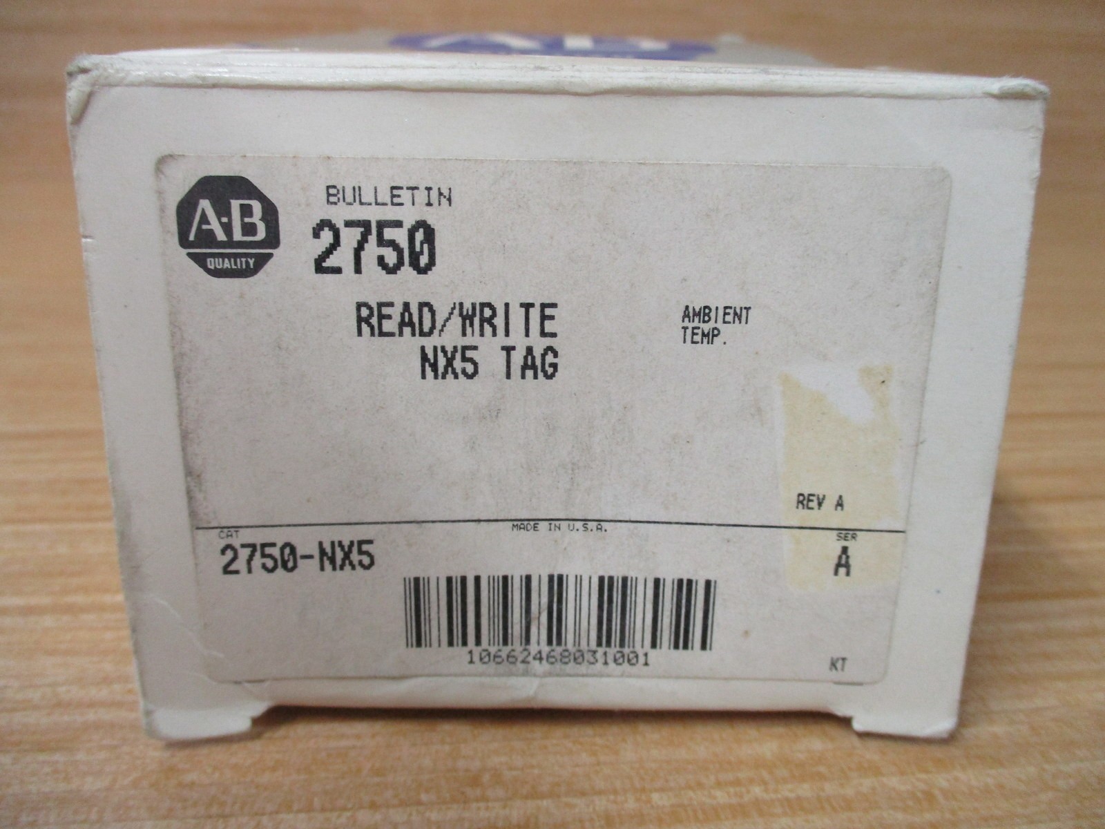 Allen Bradley 2750-NX5 Read/Write NX5 Tag 2750NX5