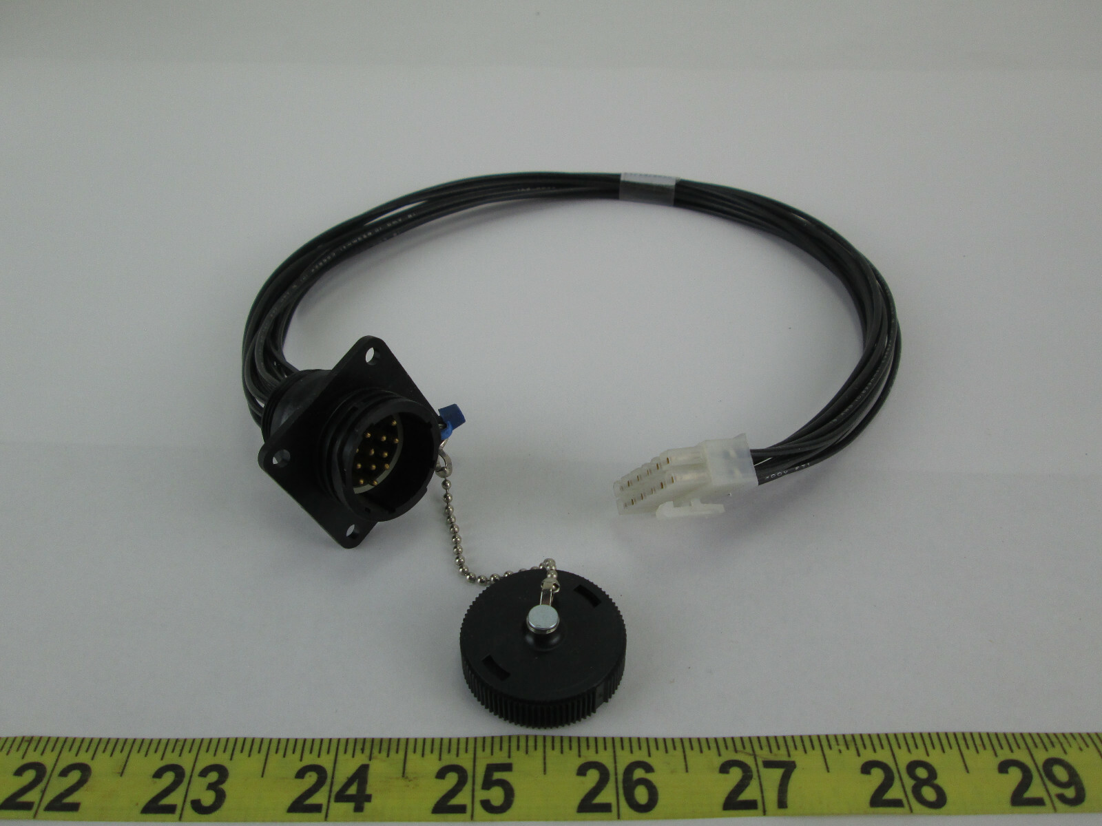 New Cable Assembly 710309.1 Tyco 206036-4 1209 Connector Plug w Cap