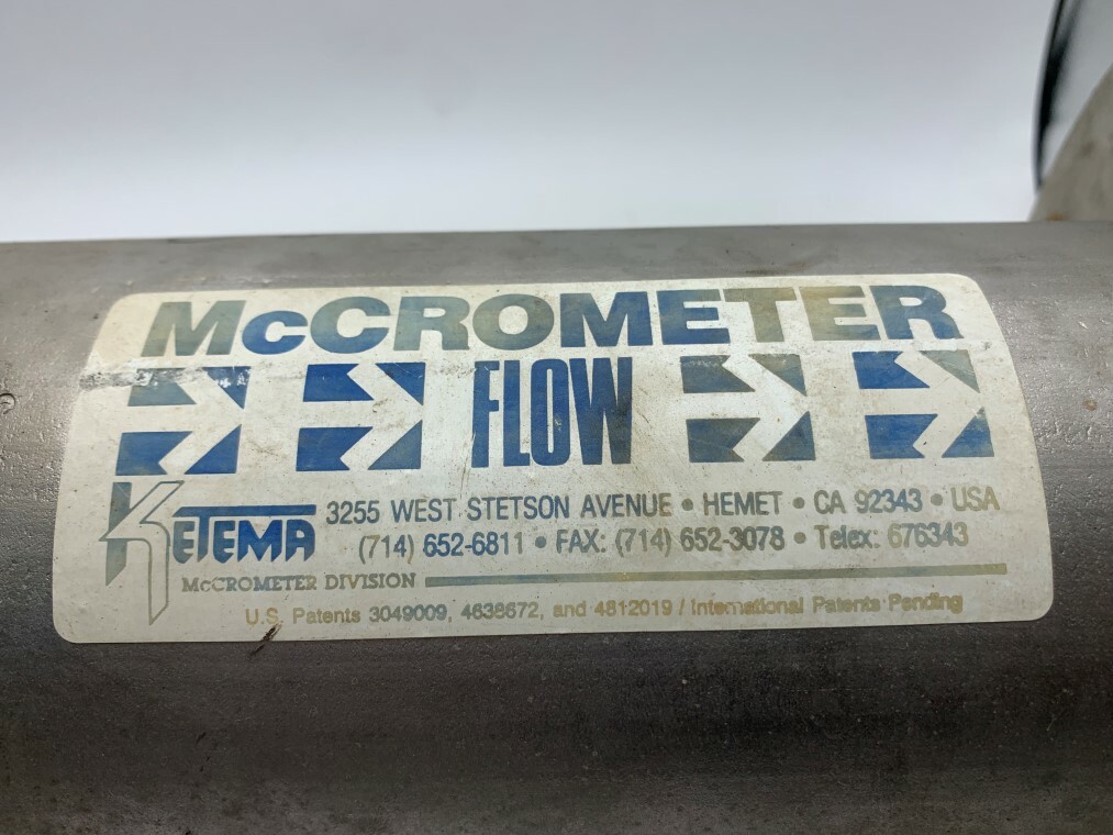 McCrometer V-Cone Flow Meter V1104, 4” – 150 Rated, SA182, 304/304L C4527